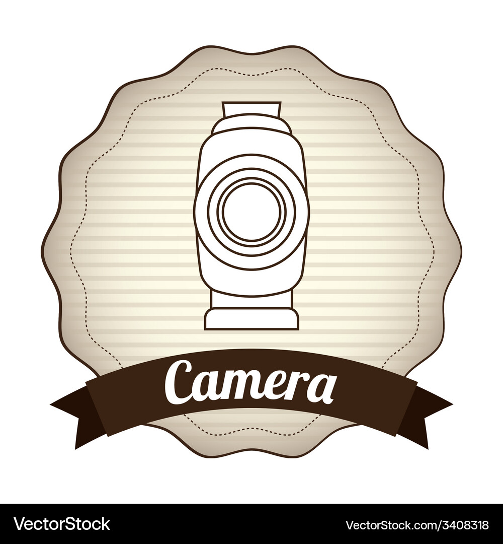 Camera design Royalty Free Vector Image - VectorStock