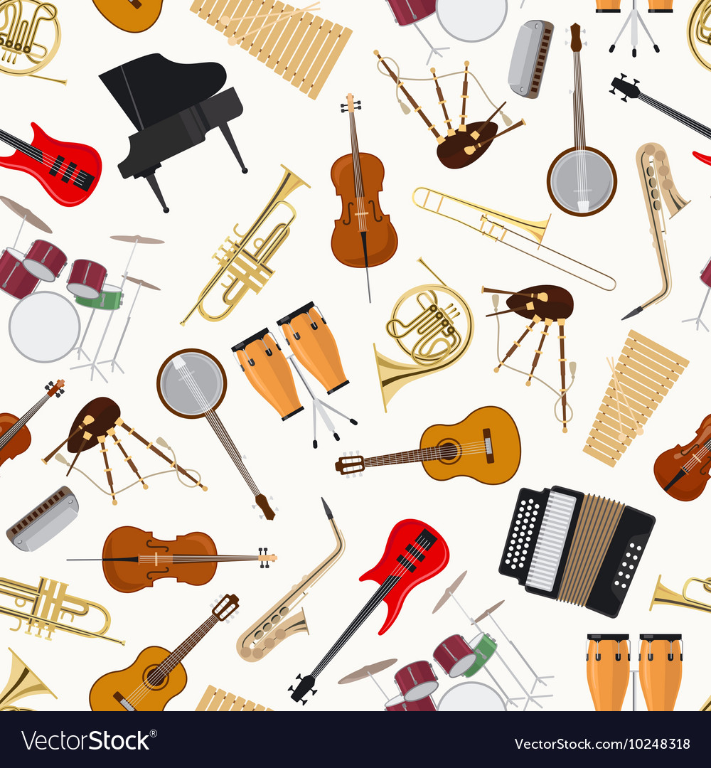 Musical Instruments Pattern