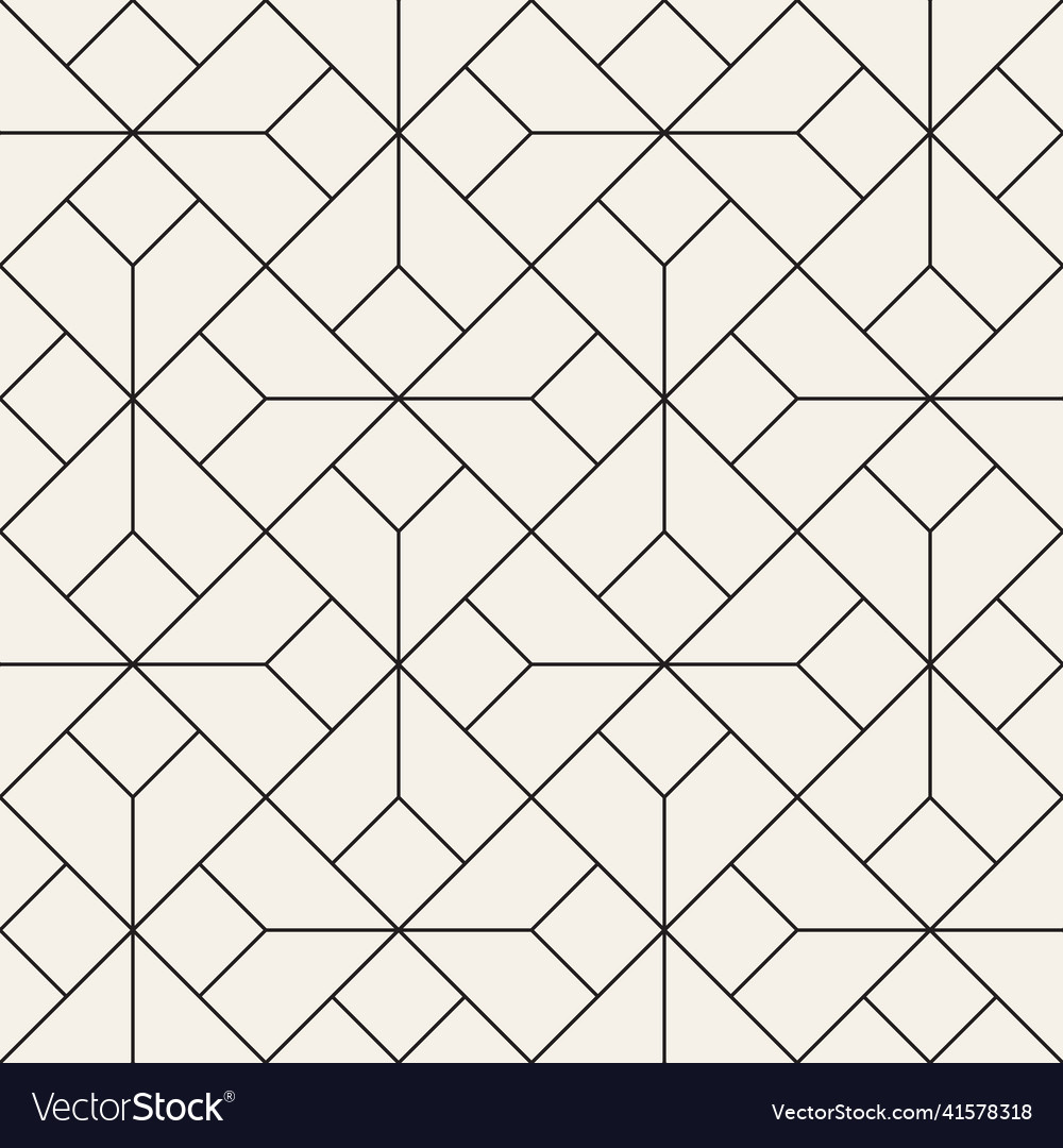 Seamless pattern repeating geometric elements vector image Seamless pattern repeating geometric elements