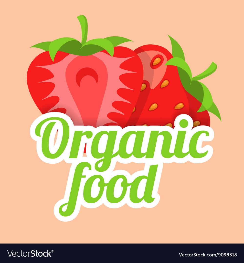 Strawberry simple background