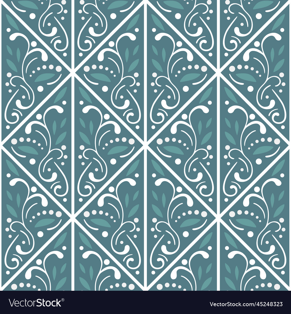 Abstract seamless pattern with openwork ornament vector image Abstract seamless pattern with openwork ornament