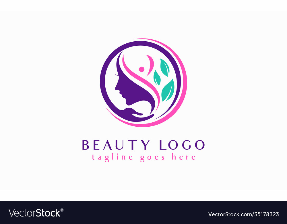 Beauty Logo Design abstrakte Frauen kombinieren vector image Beauty Logo Design abstrakte Frauen kombinieren