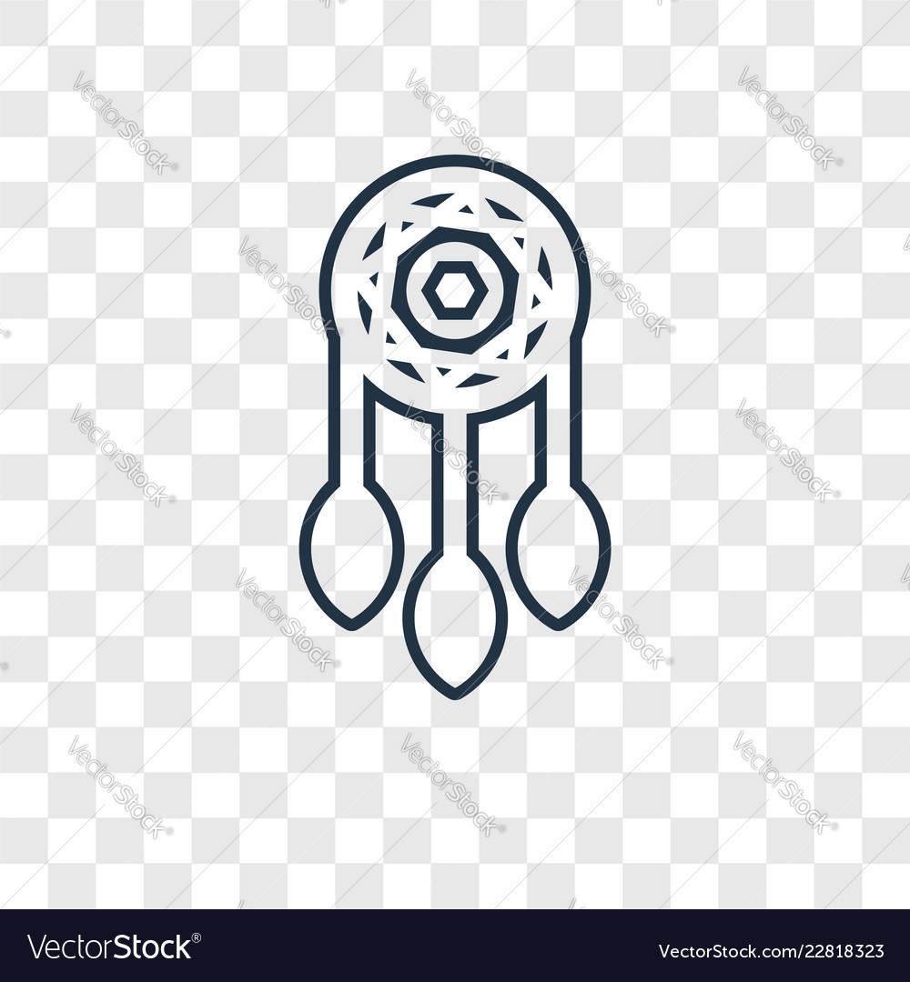 Boot concept linear icon isolated on transparent Vector Image Boot concept linear icon isolated on transparent