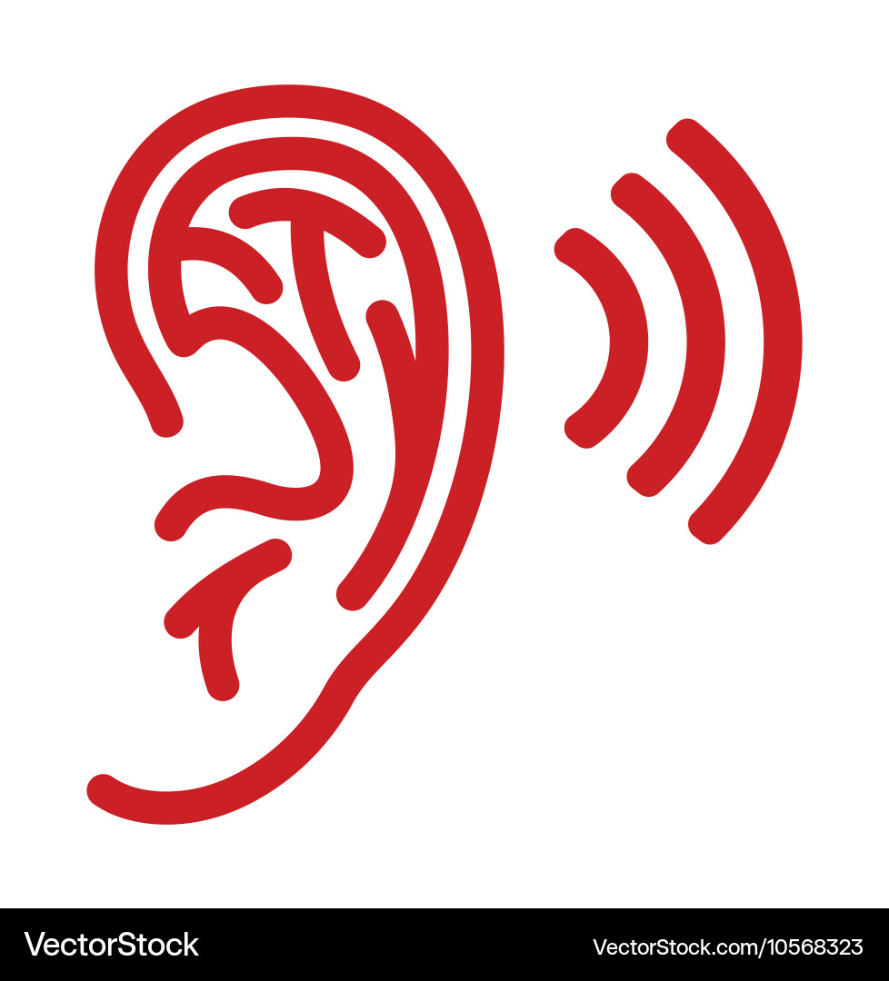 Ear Royalty Free Vector Image - VectorStock
