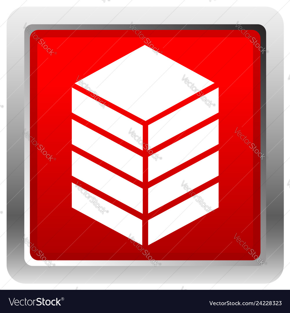 Icon with tower rack storage container datacenter