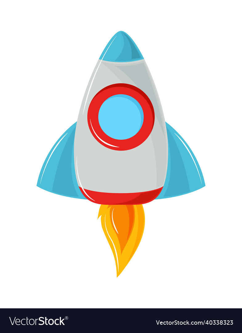 Launch spaceship icon
