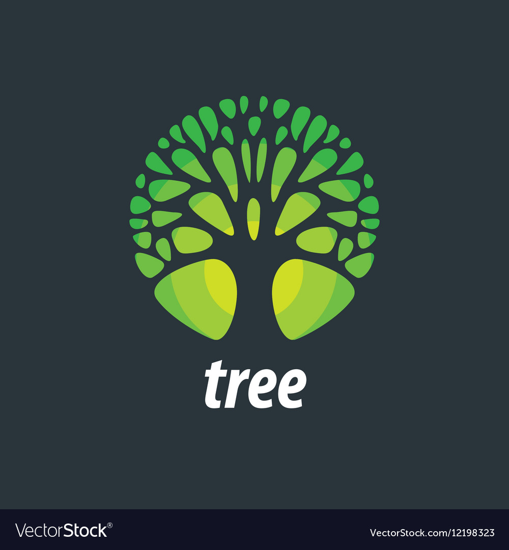 Logo tree Royalty Free Vector Image - VectorStock