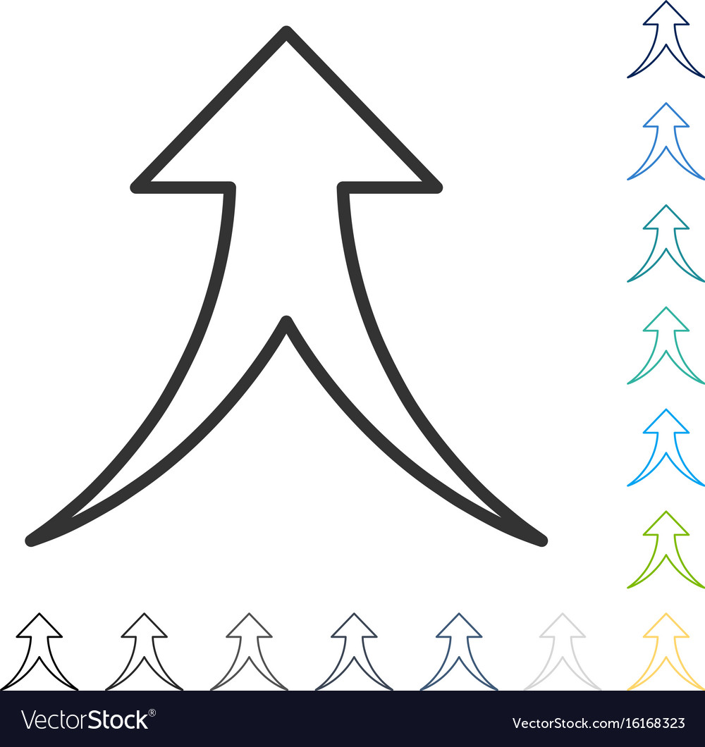 Merge arrow up icon