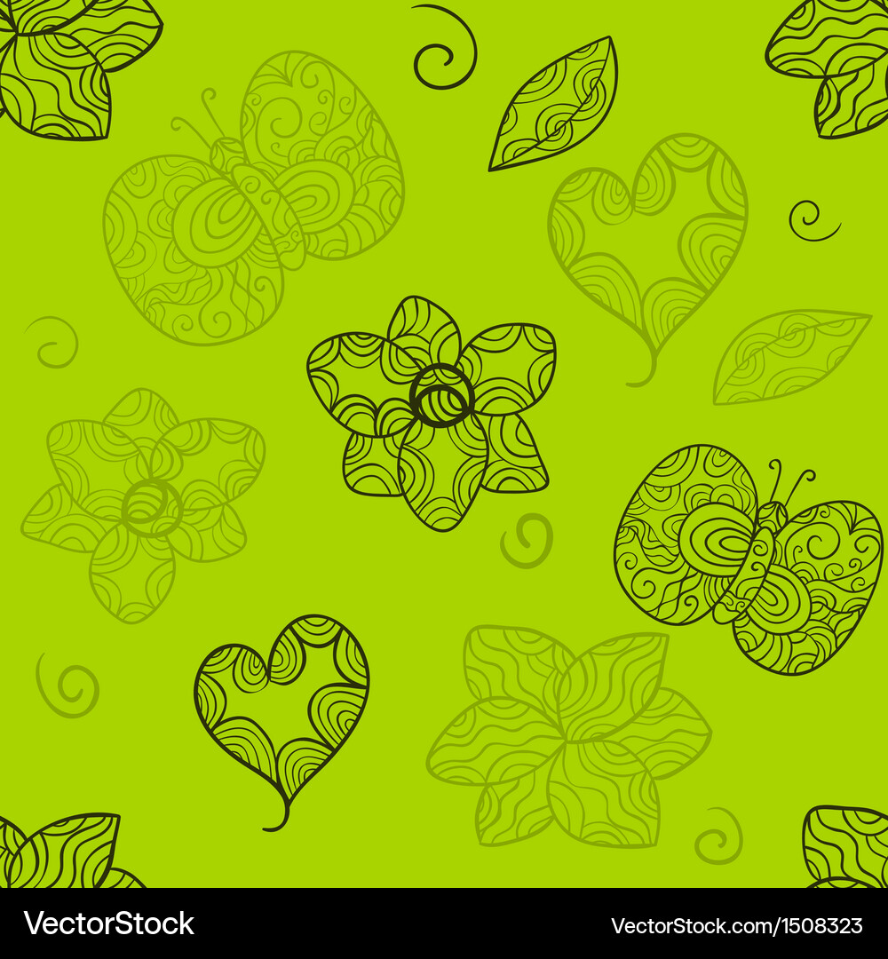 Natural seamless pattern Royalty Free Vector Image
