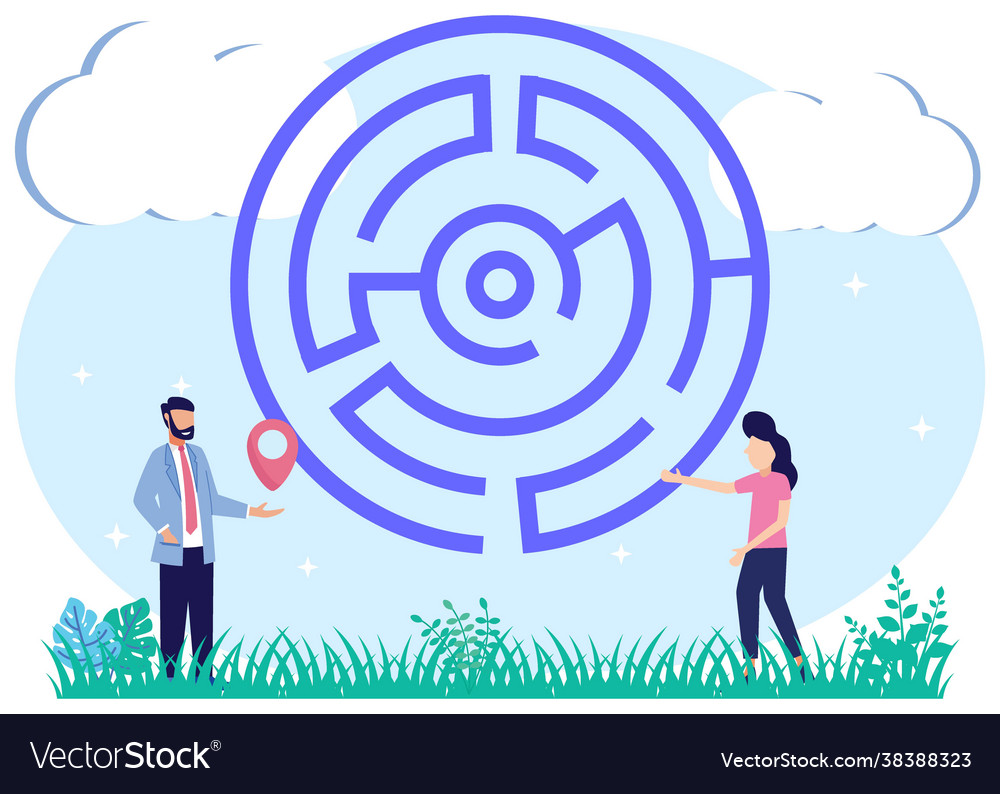 Path to Solution - Maze Concept