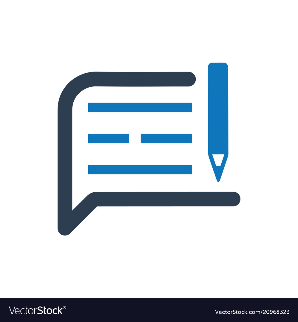 Write a note icon