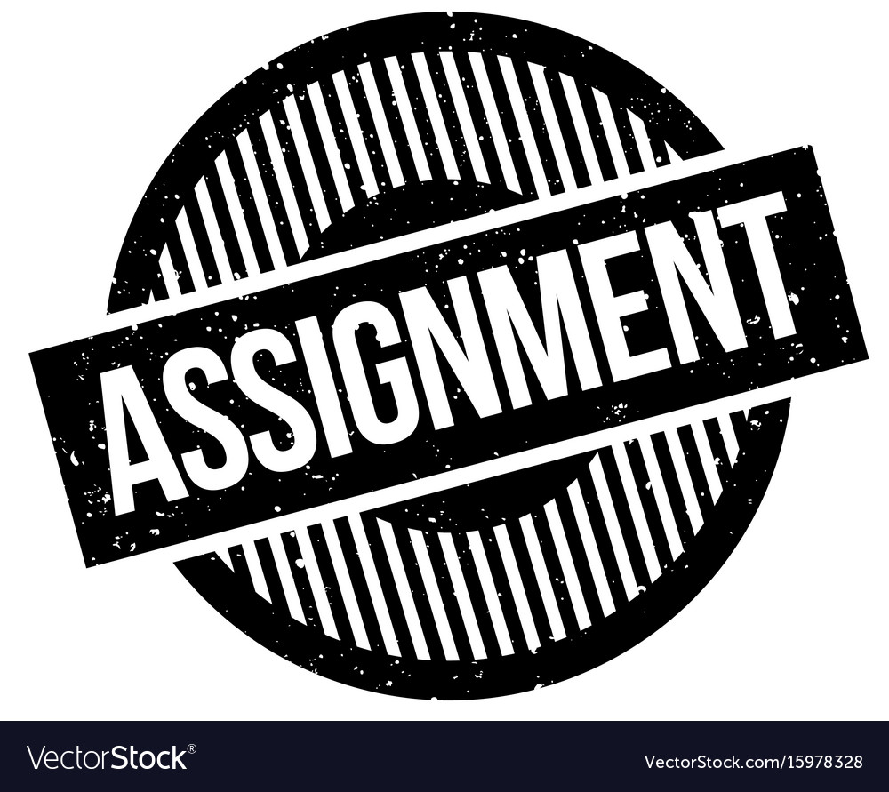 Assignment rubber stamp