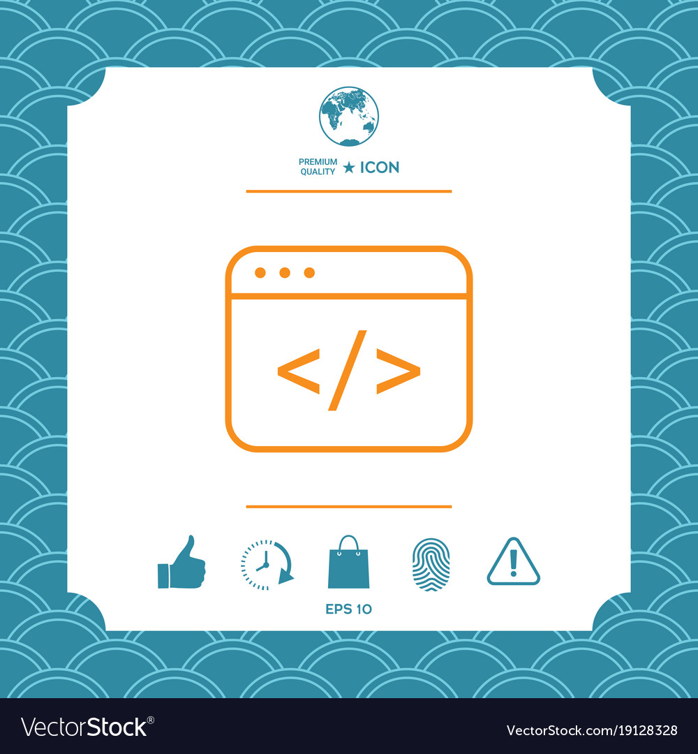 Code editor icon