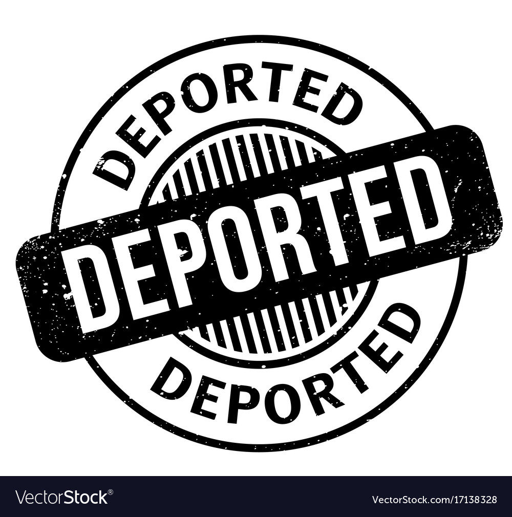 Deported rubber stamp