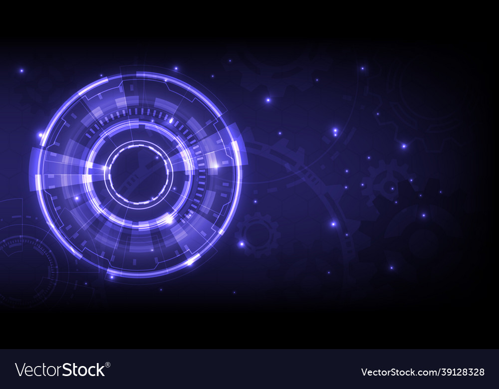 Futuristic sci-fi of hud element abstract hi-tech
