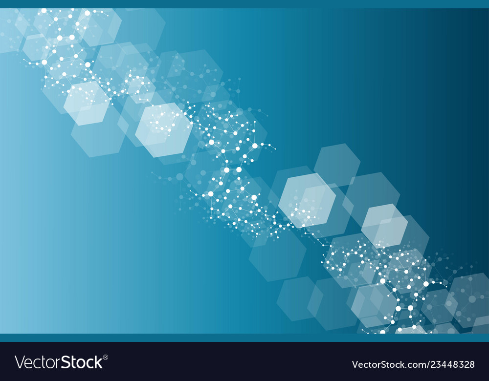 Geometric abstract background with connected line vector image Geometric abstract background with connected line
