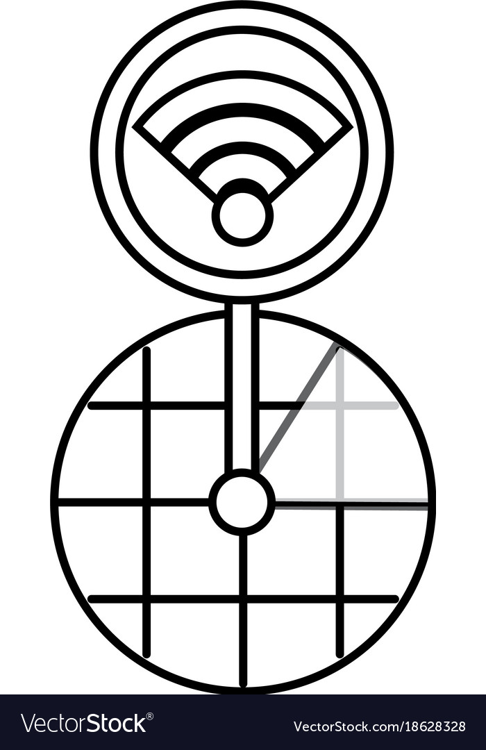 Gps Navigation Bildschirm Zeigerkarte Wifi-Verbindung