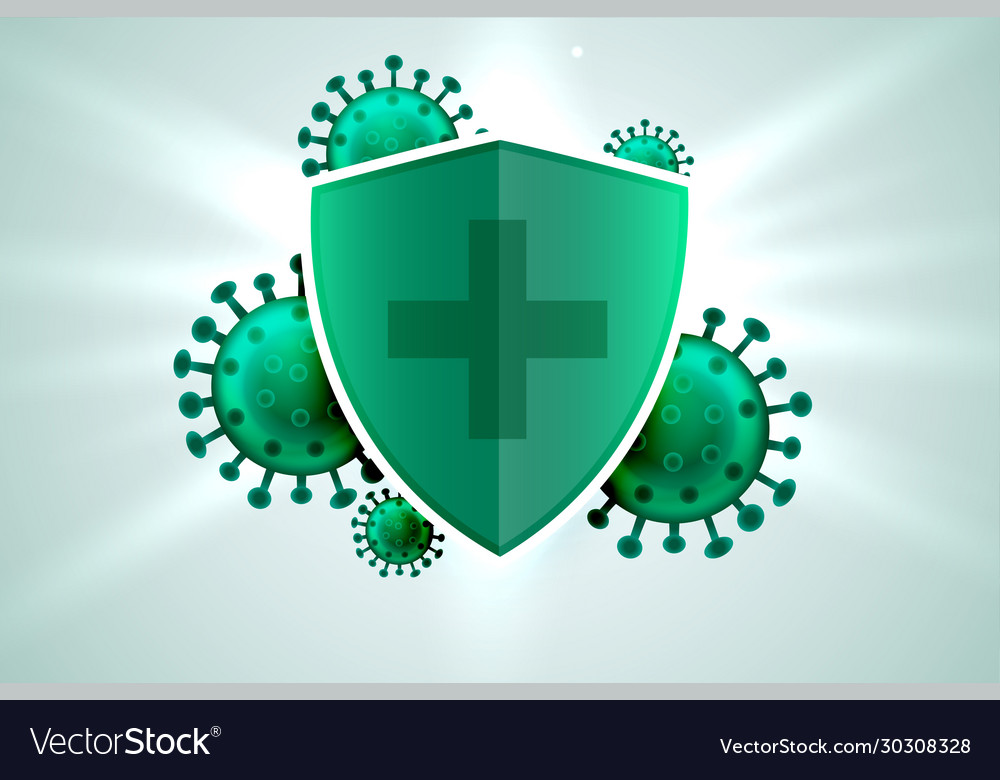 Medical shield protecting from corona virus