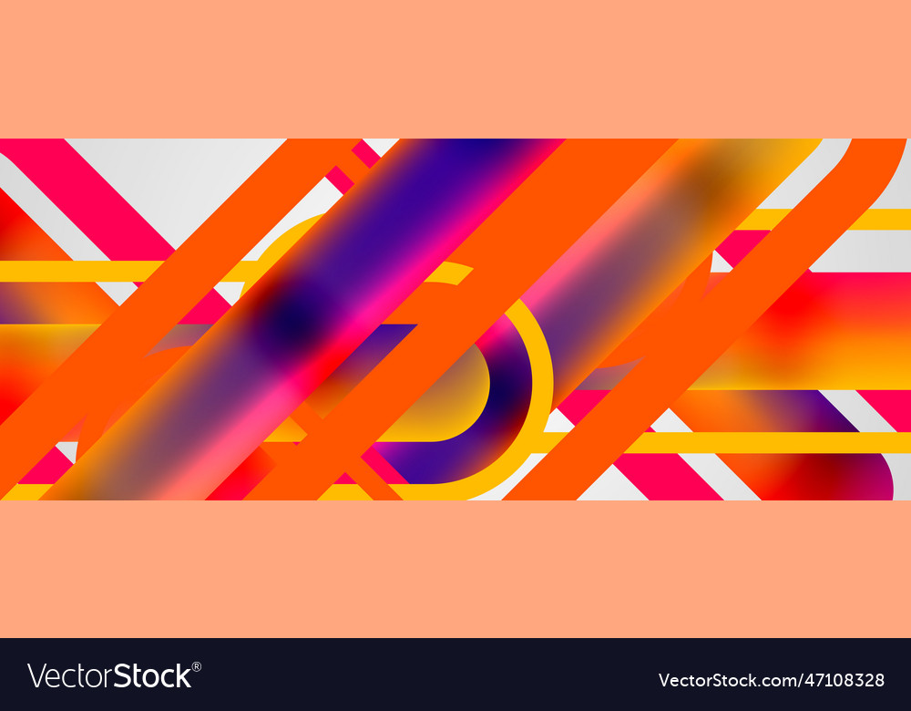 Minimalist straight line abstract background Vector Image