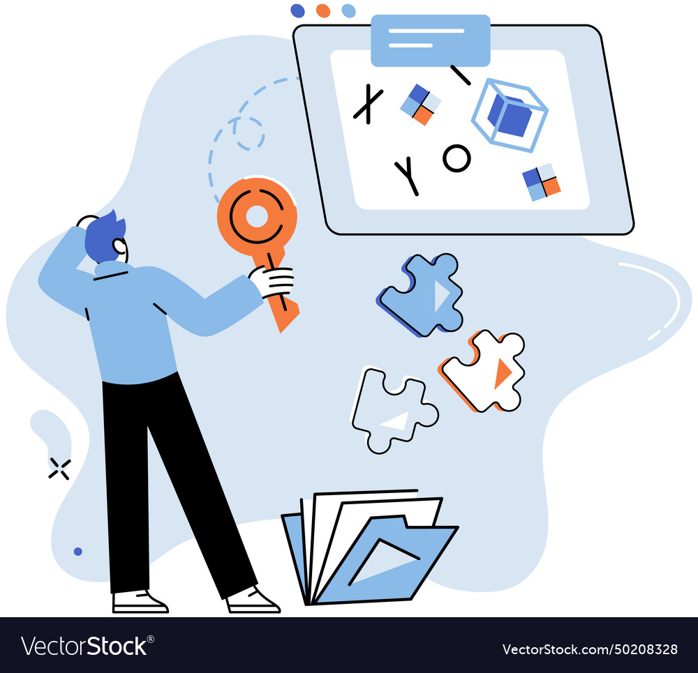 Startup idea the development iderequires vector image Startup idea the development iderequires