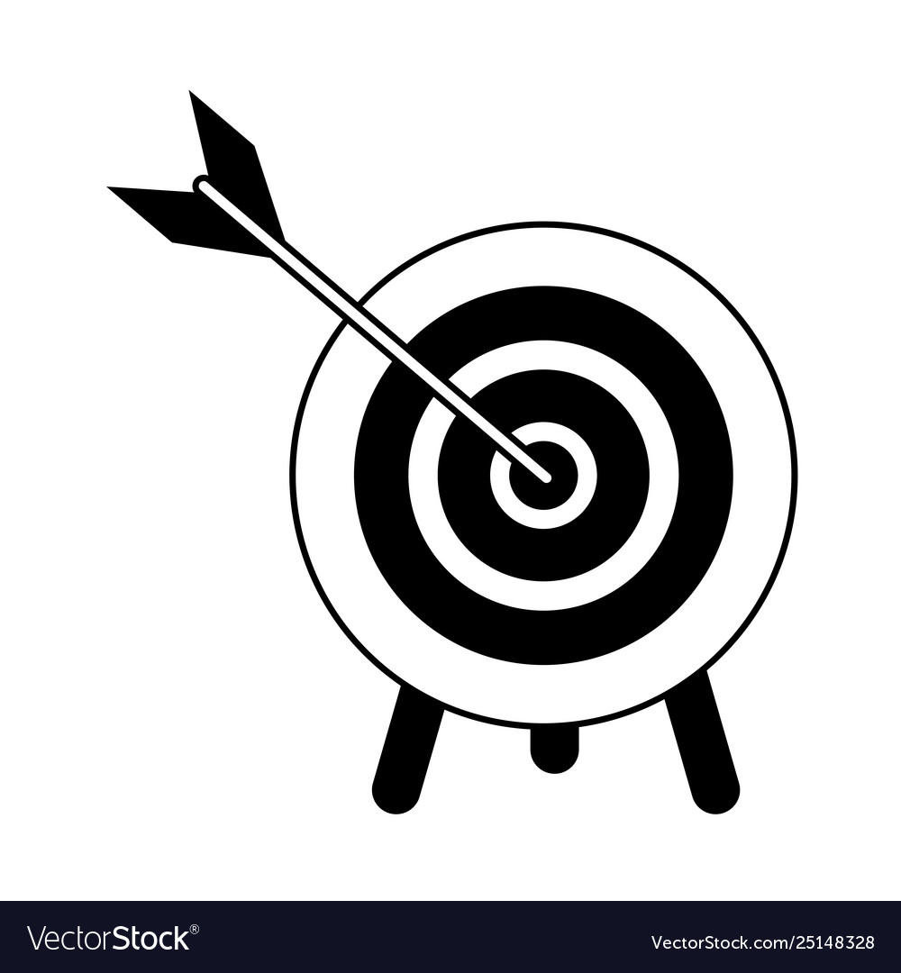 Target icon cartoon