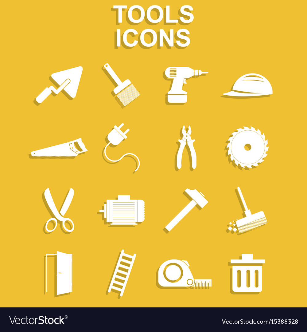 Tool Icon Set - Diverse Collection