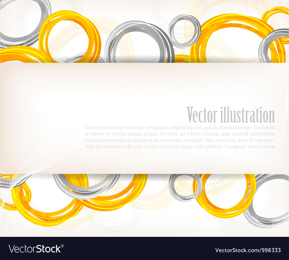 Abstract background with circles