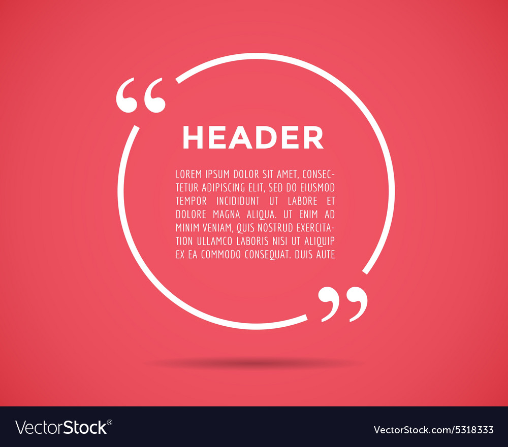 Speech Bubble with Quote Marks
