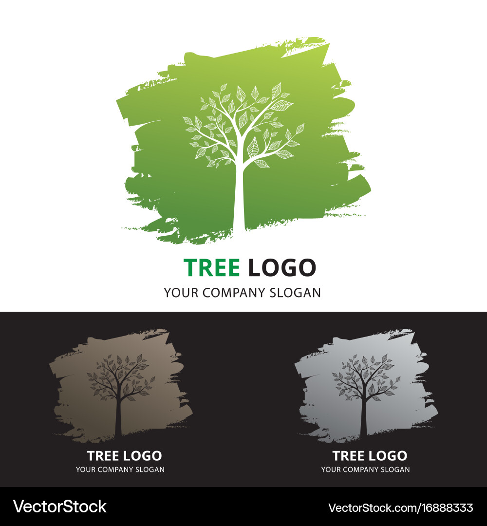 Tree logo Royalty Free Vector Image - VectorStock