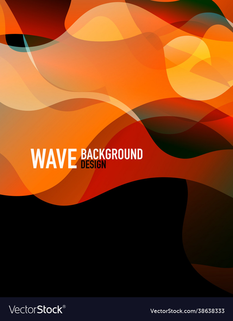 Vertical fluid gradient wave abstract background
