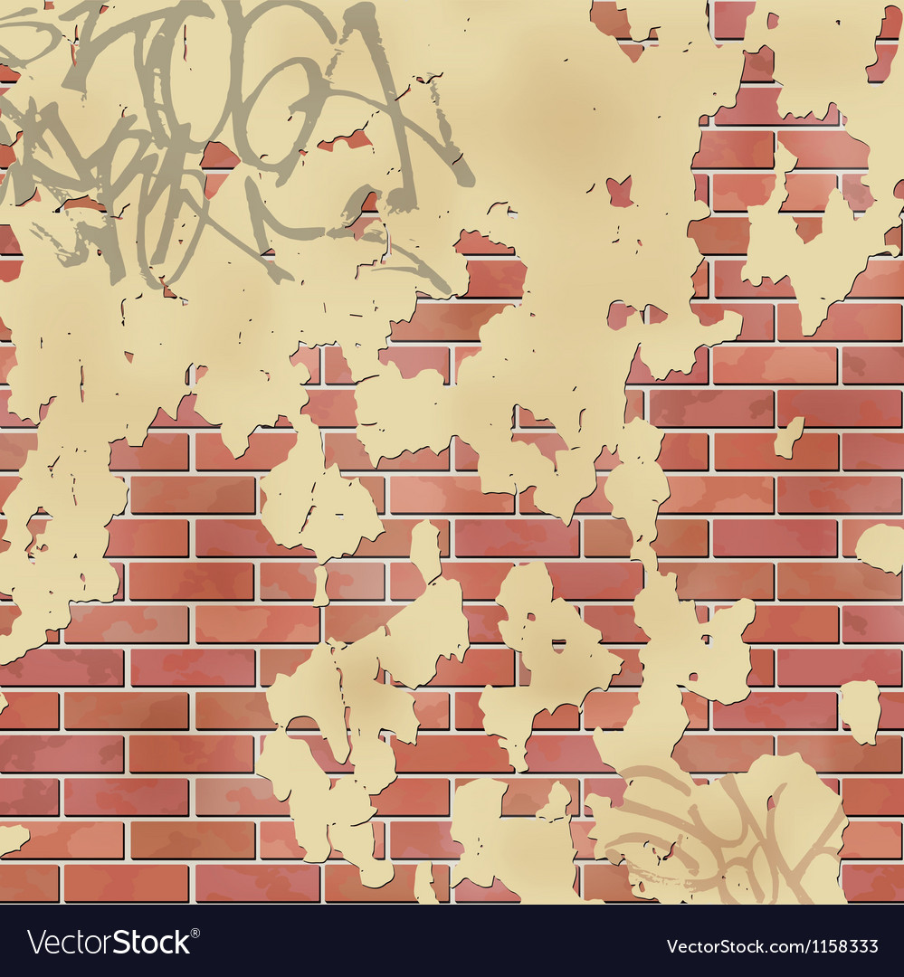 Wall with plaster