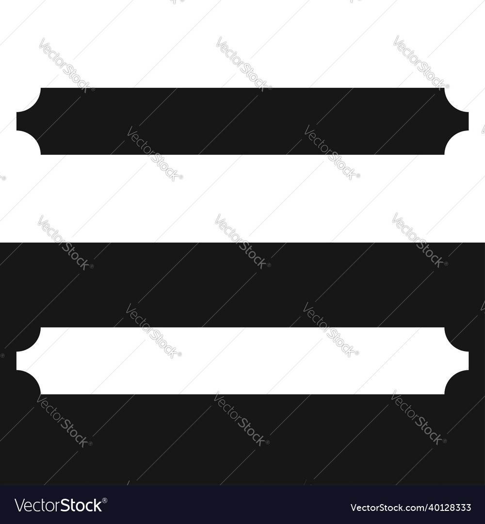 Web button banner plaque bar design element Vector Image Web button banner plaque bar design element