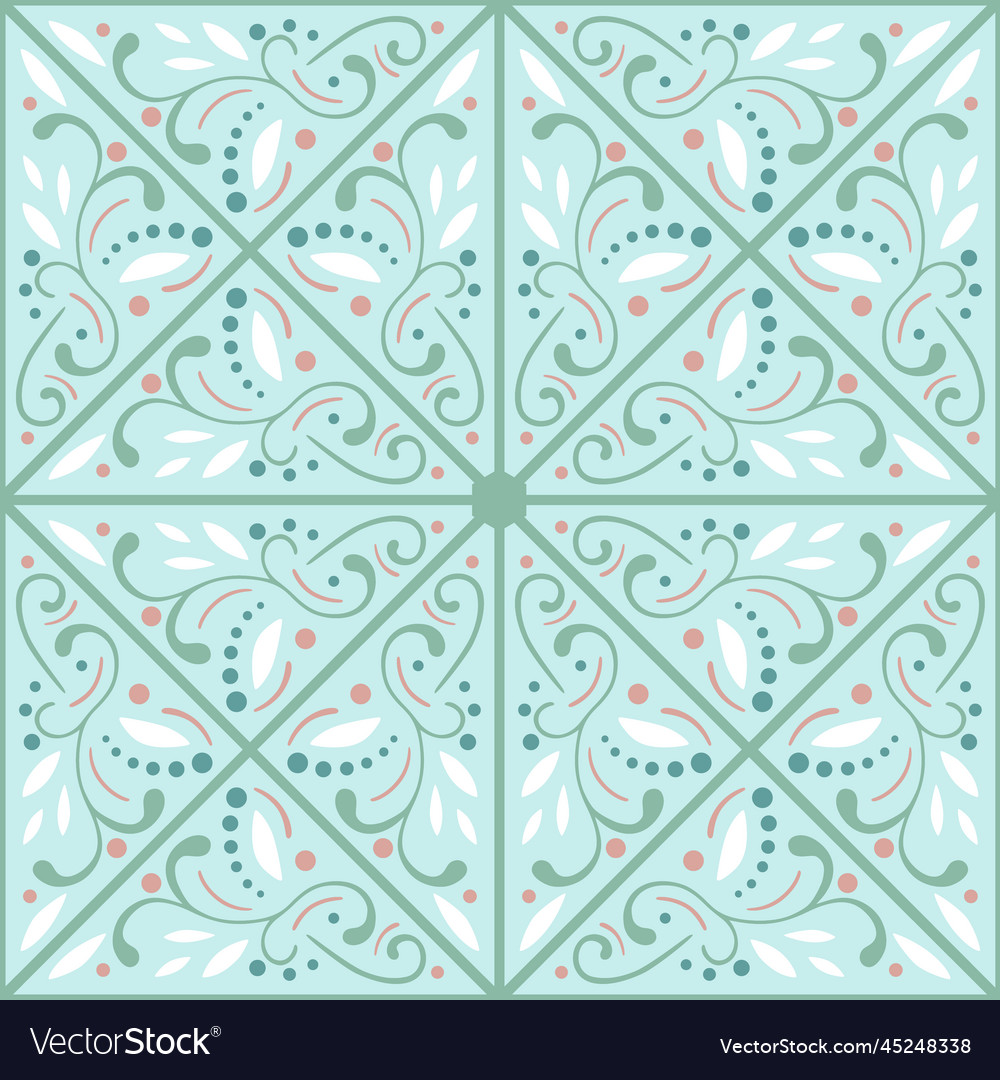 Abstract seamless pattern with openwork ornament Vector Image Abstract seamless pattern with openwork ornament