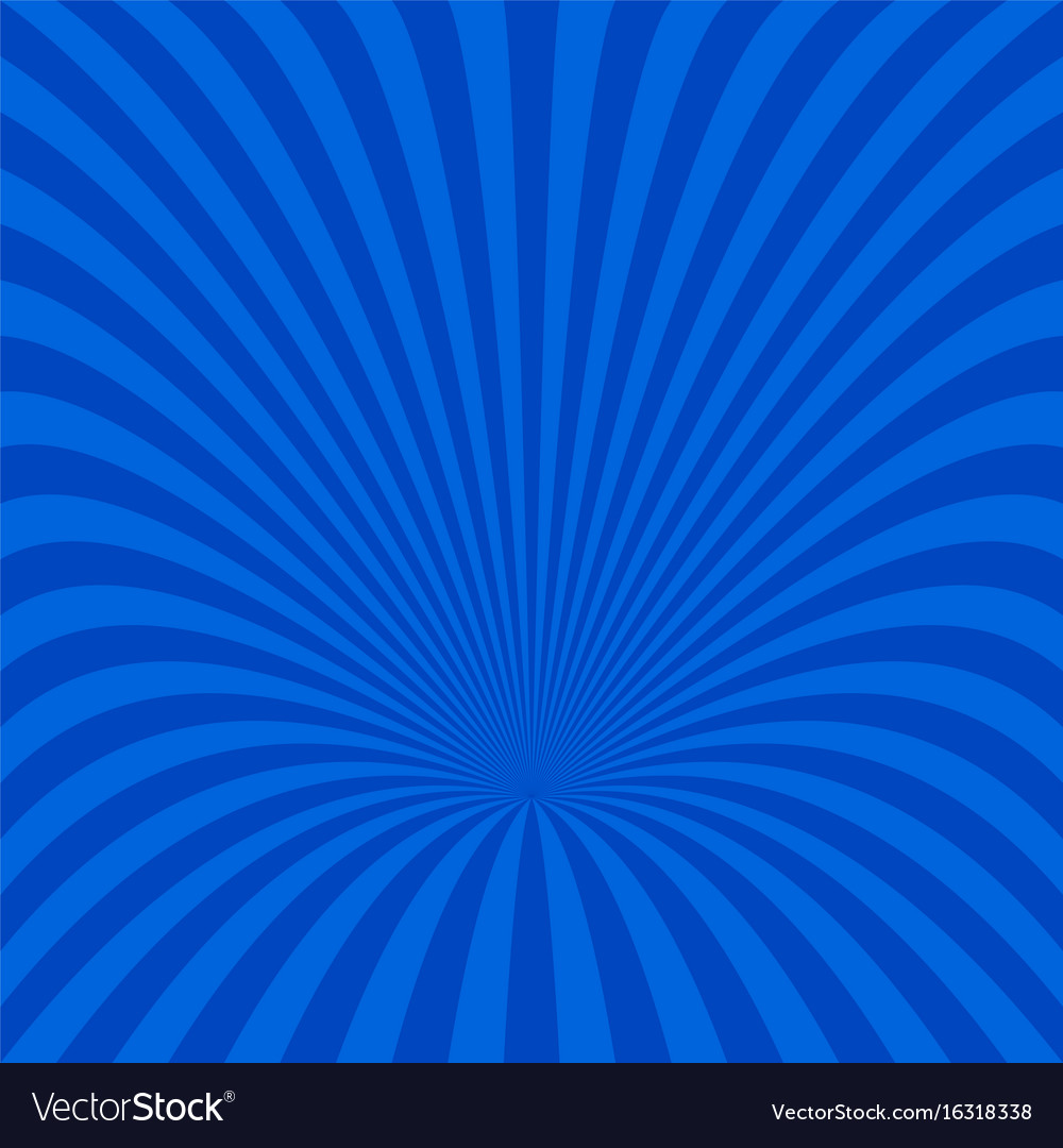 Dynamic ray burst background - design from curved