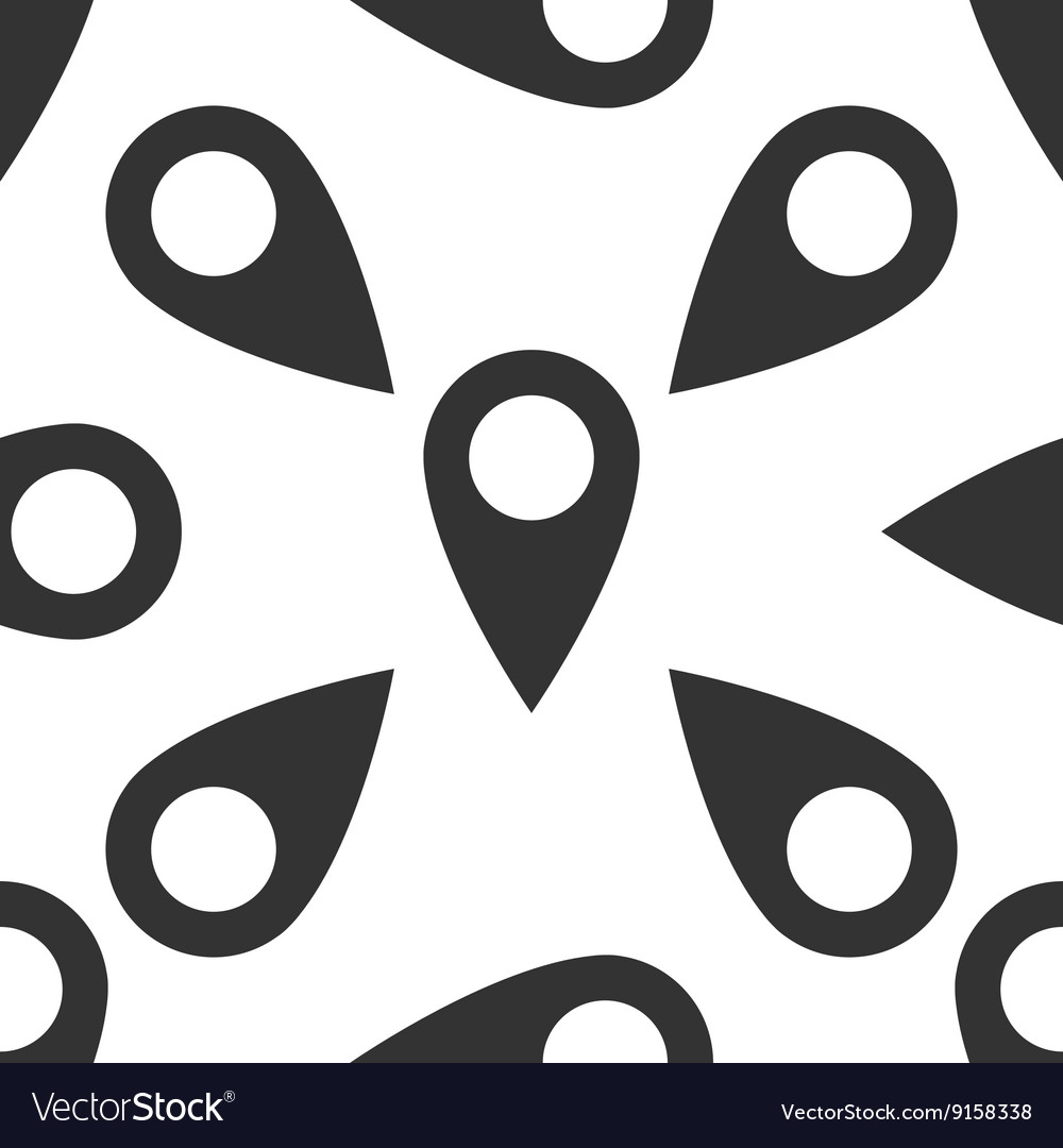 Map pin icon pattern