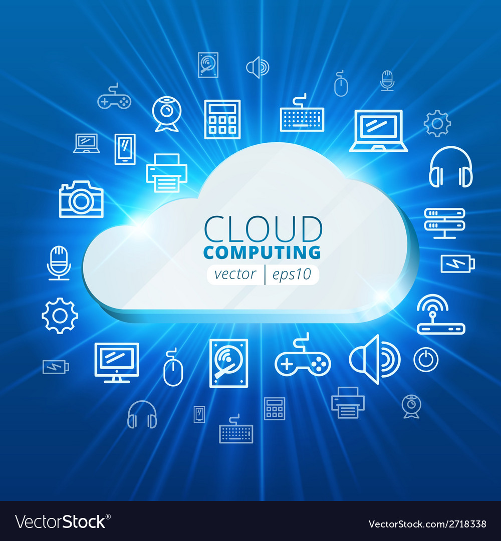 Social Media Cloud Icons