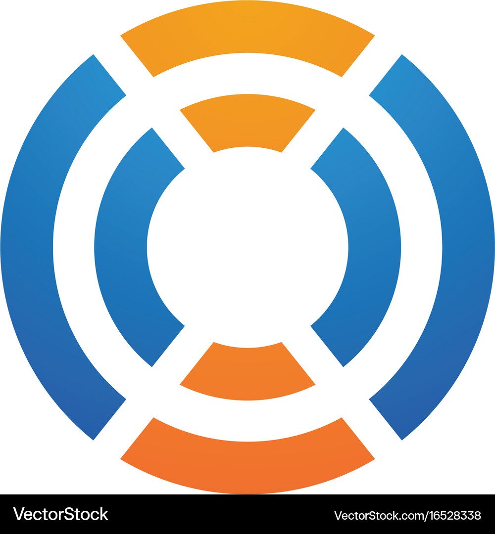 Wireless logo template Royalty Free Vector Image