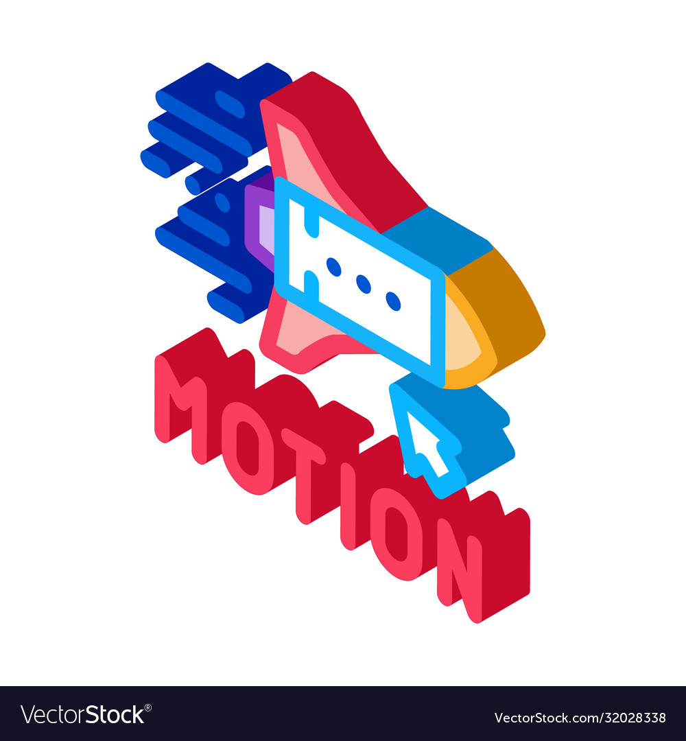 Work with rocket objects in action isometric icon vector image Work with rocket objects in action isometric icon