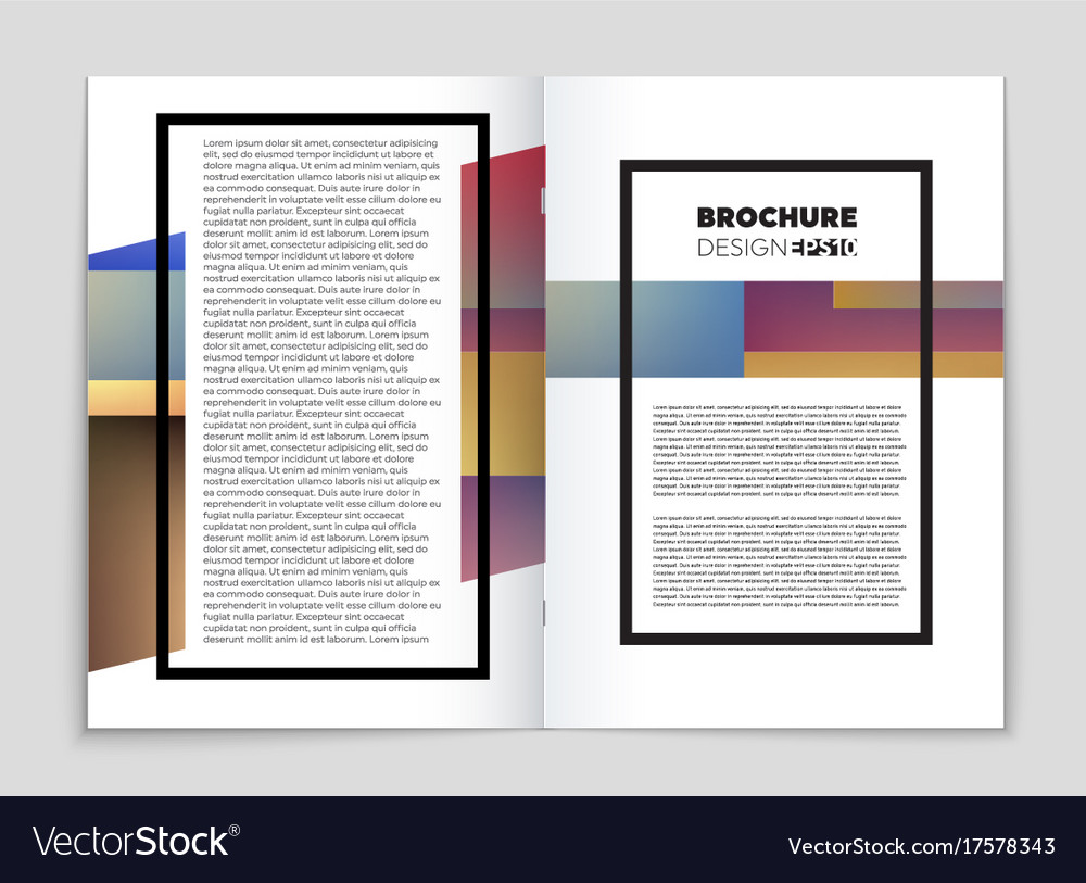 Abstract layout background set for art
