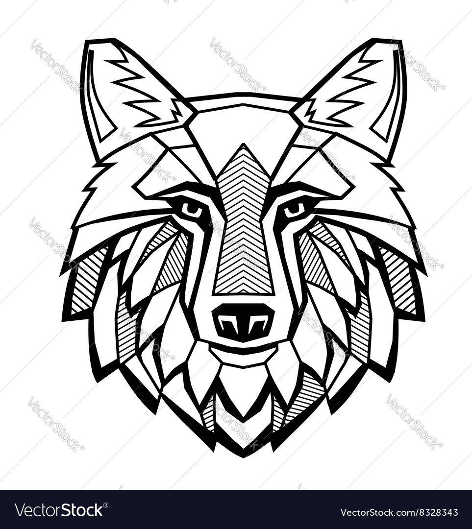 Wolf Face Transparent Background Stock Illustrations – 83 Wolf