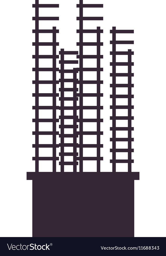 Buildings cityscape isolated icon