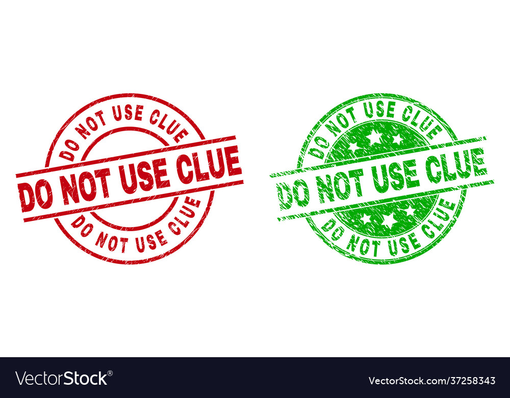 Do not use clue round stamp seals using grunged