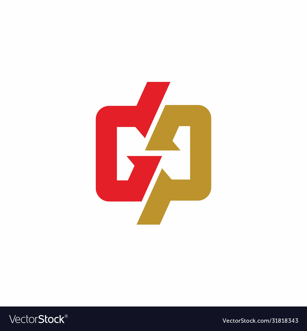 Initial letter gg or g logo design template