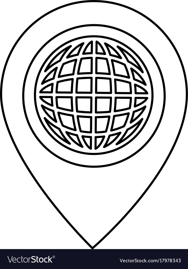 Planet with pointer location