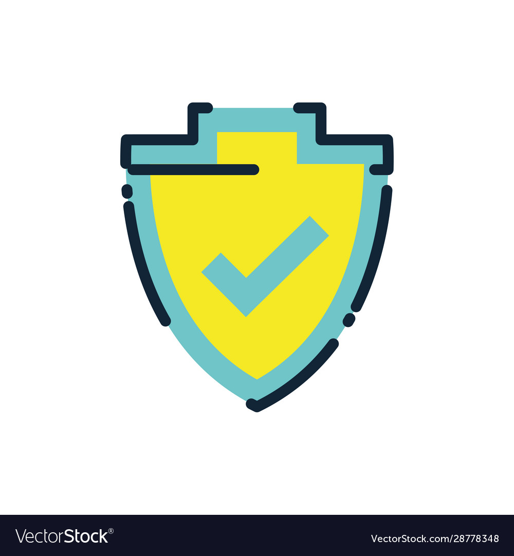 Shield and check mark security system