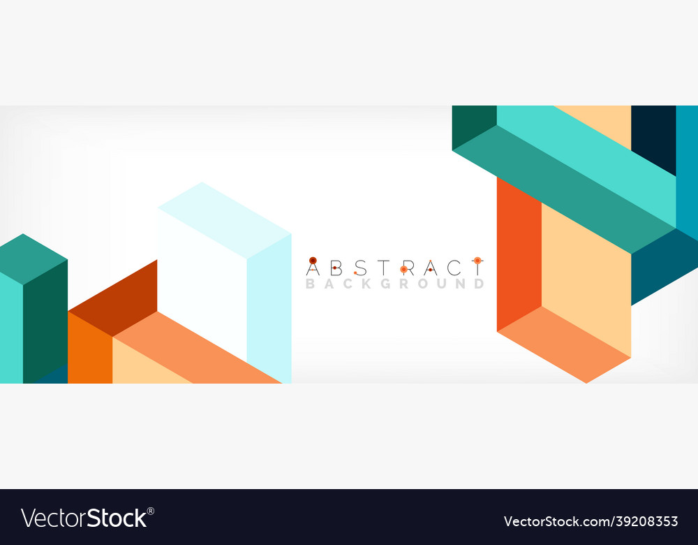 Abstract background 3d cubes cubic elements