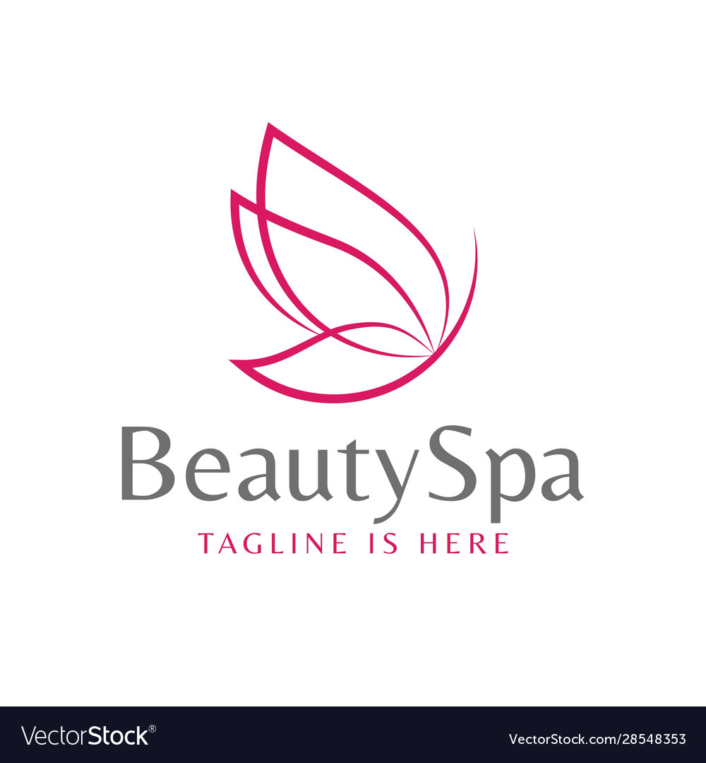 Cosmetic and beauty logo Royalty Free Vector Image