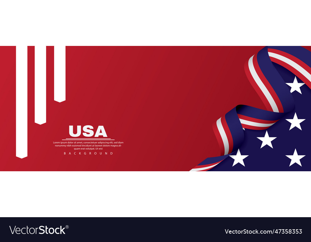 Fourth of july happy independence day banner