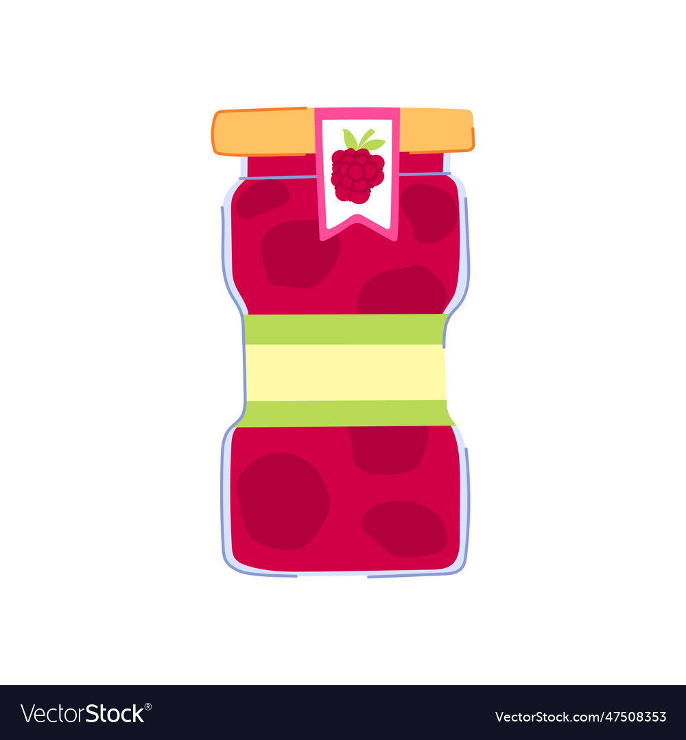 Glass jam jar cartoon