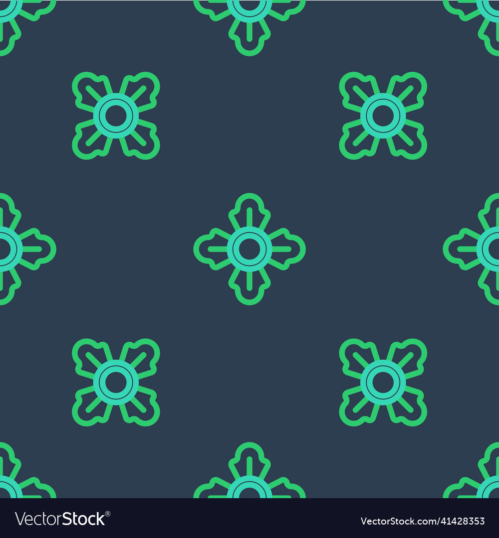 Line firefighter icon isolated seamless pattern vector image Line firefighter icon isolated seamless pattern